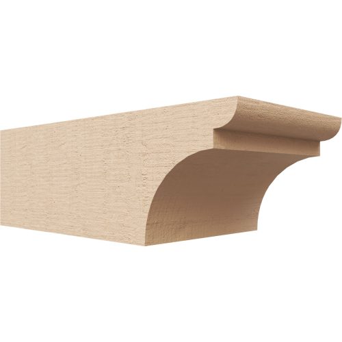 Ekena Millwork Yorktown Woodgrain Timberthane Rafter Tail - 6"W X 4"H