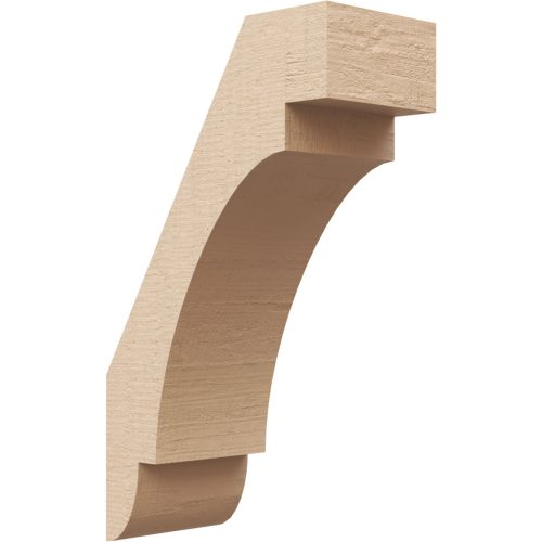 Ekena Aspen Rough Cedar Woodgrain Timberthane Knee Brace - 3"W X 6"D X 10"H