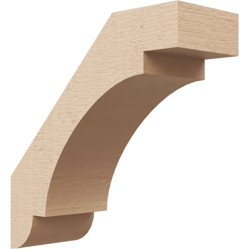 Ekena Aspen Rough Cedar Woodgrain Timberthane Knee Brace - 3"W X 8"D X 8"H
