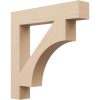 Ekena Westlake Block End Woodgrain Timberthane Bracket - 3-1/2"W X 22"D