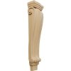 Ekena Millwork Extra Small Traditional Pilaster Wood Corbel - 6-3/4"W X 4-1/4"D X 27-1/2"H