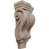 Ekena Millwork Extra Small Traditional Pilaster Wood Corbel - 3"W x 1-3/4"D x 6"H