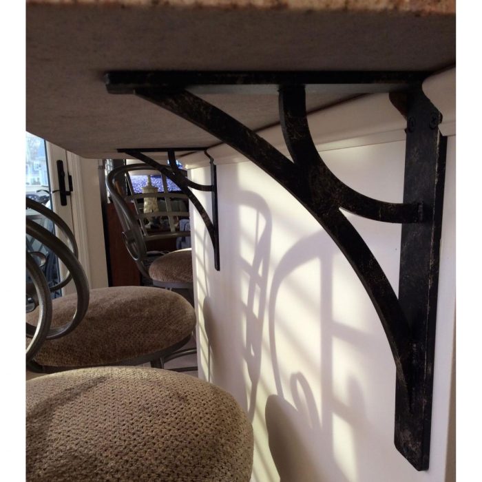 Ekena Millwork Galveston Wrought Iron Bracket - Image 3