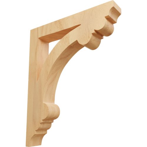 Ekena Millwork 1-1/2"W X 8-1/2"D X 10-1/2"H Medium Ellis Wood Corbel