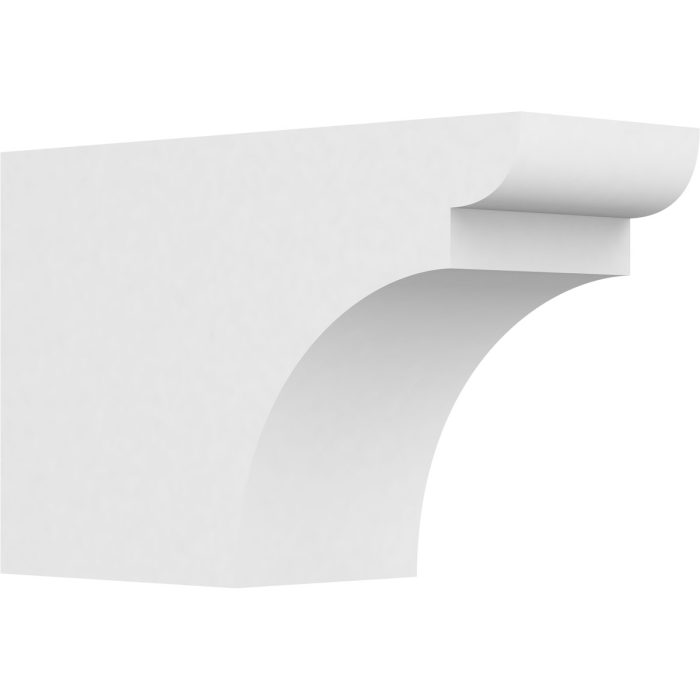 Ekena Millwork 6"W X 10"H Standard Yorktown Architectural Grade PVC Rafter Tail