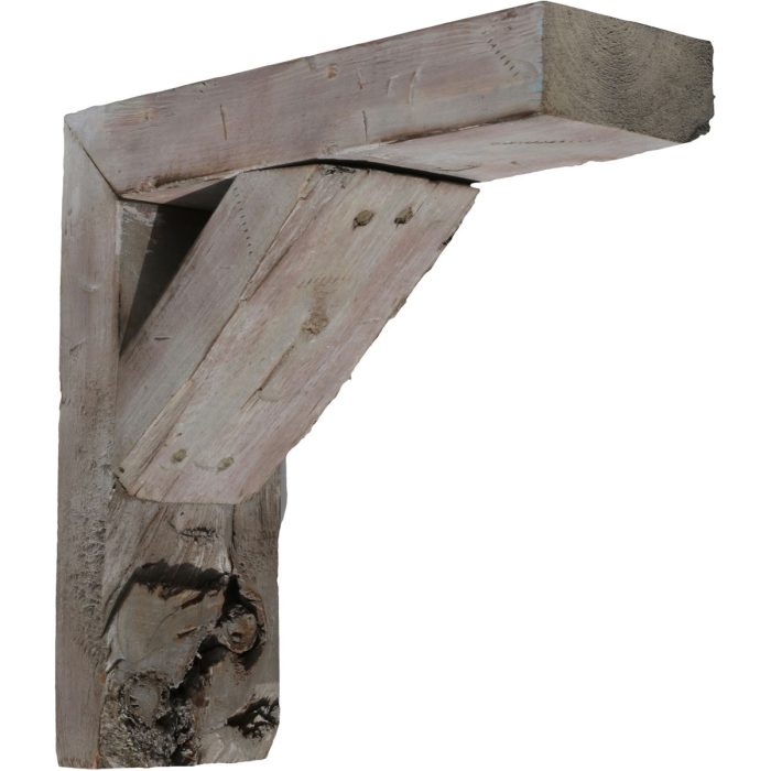 Ekena Millwork 3-1/2"W X 8"D Bracket Barnwood Vintage Farmhouse - Image 2