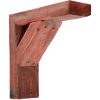 Ekena Millwork 3-1/2"W X 8"D Bracket Barnwood Vintage Farmhouse
