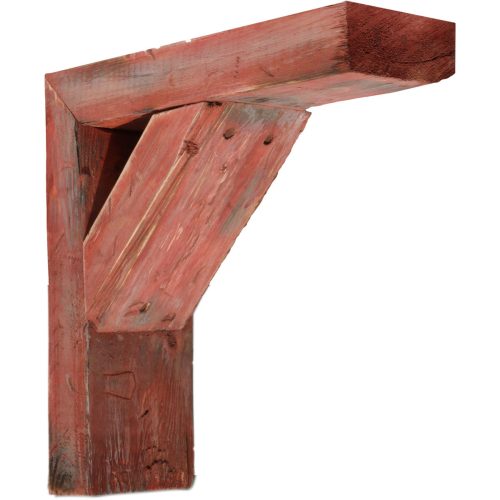 Ekena Millwork 3-1/2"W X 8"D Bracket Barnwood Vintage Farmhouse