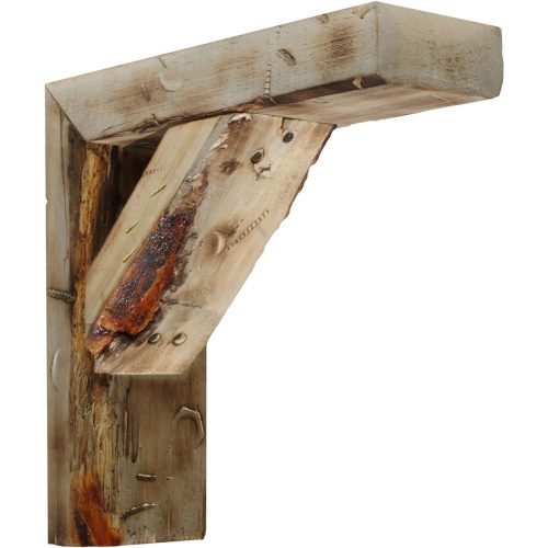 Ekena Millwork 3-1/2"W X 16"D Bracket Barnwood Vintage Farmhouse