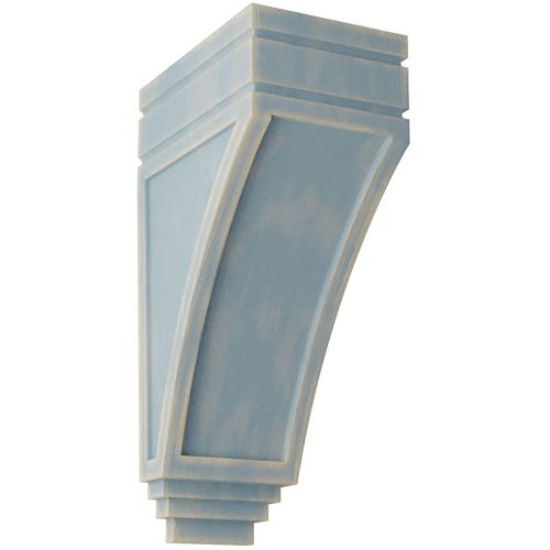 Ekena Millwork 5"W X 7-3/4"D X 14"H Large San Juan Wood Vintage Corbel