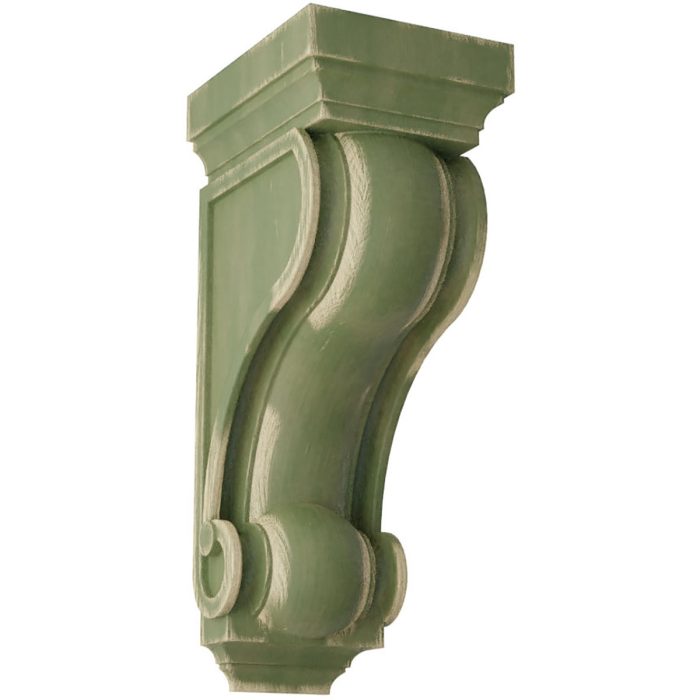Ekena Millwork 6"W X 7 1/2"D X 16"H Devon Traditional Wood Vintage Corbel - Image 4