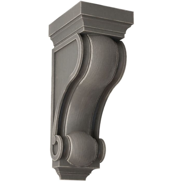 Ekena Millwork 6"W X 7 1/2"D X 16"H Devon Traditional Wood Vintage Corbel - Image 5