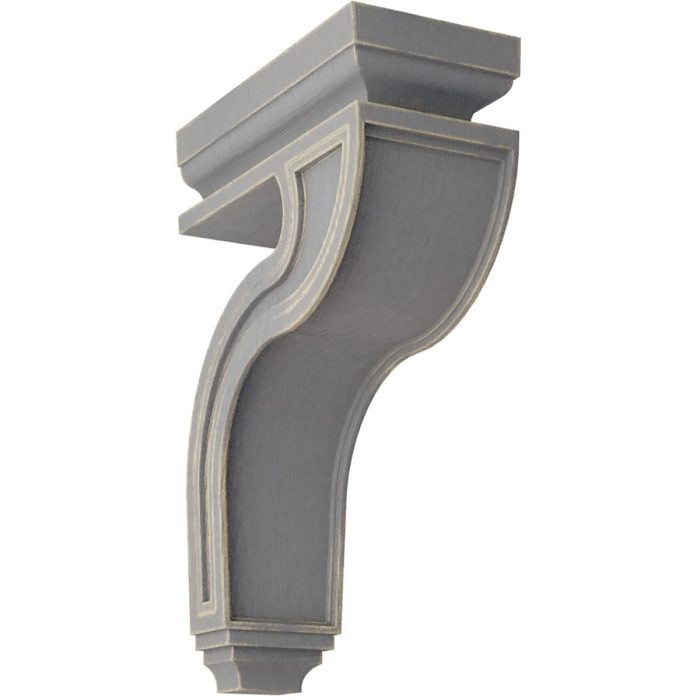 Ekena Millwork 4"W X 8-1/2"D X 13"H Hollow Back Wood Vintage Corbel - Image 6