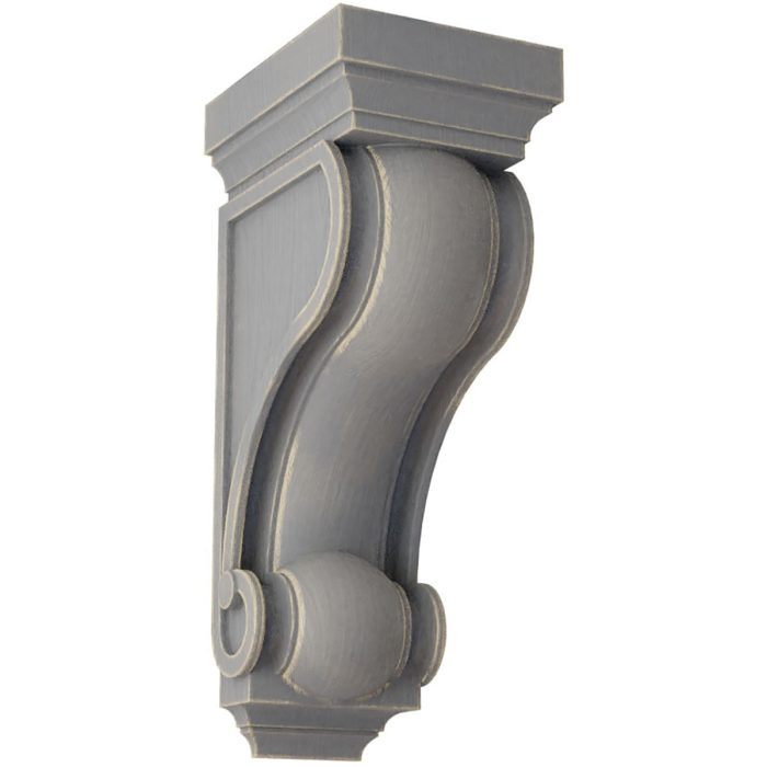 Ekena Millwork 6"W X 7 1/2"D X 16"H Devon Traditional Wood Vintage Corbel - Image 6