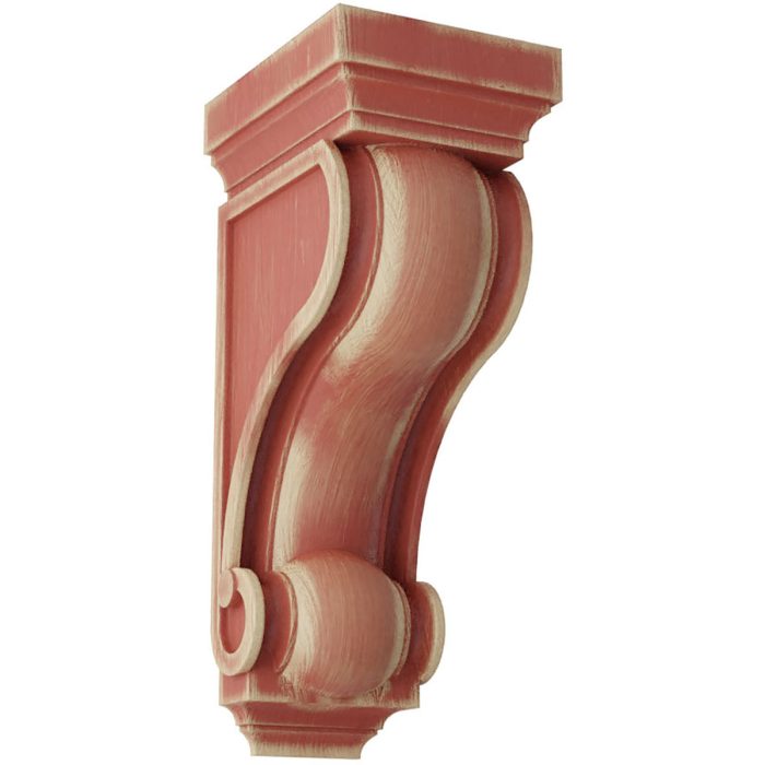 Ekena Millwork 6"W X 7 1/2"D X 16"H Devon Traditional Wood Vintage Corbel - Image 3