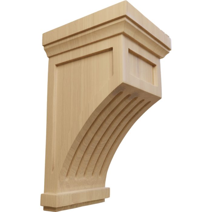 Ekena Millwork 4-1/4"W X 4-1/4"D X 7"H Fluted Mission Corbel - Image 5