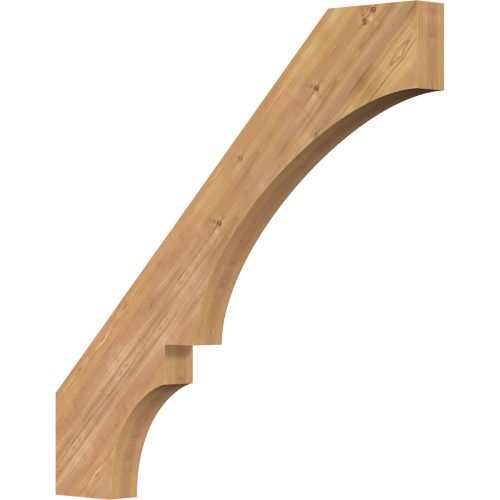 Ekena Millwork 4"W X 42"D X 42"H Balboa Rough Sawn Knee Brace