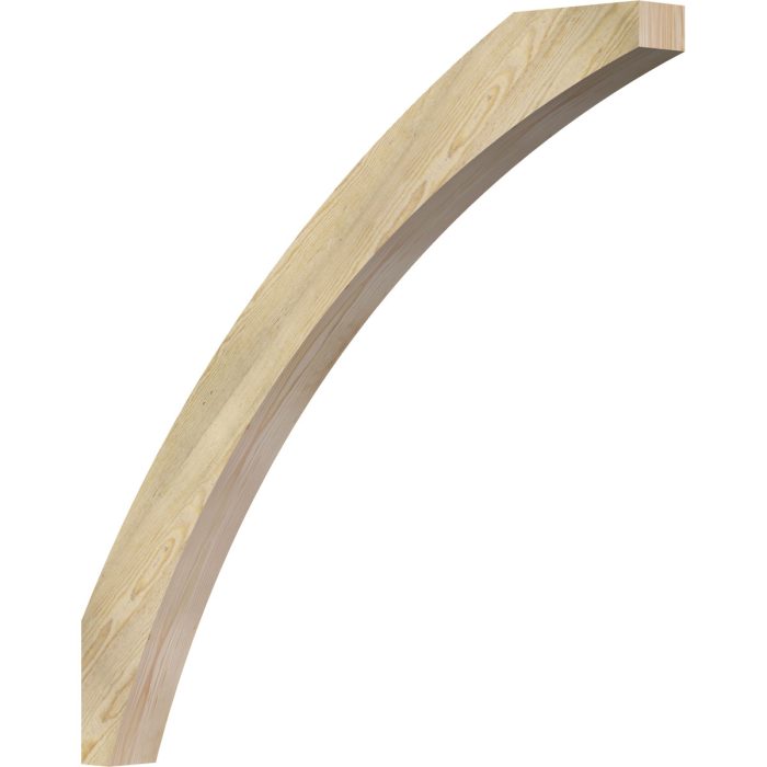 Ekena Millwork 4"W X 44"D X 44"H Thorton Rough Sawn Knee Brace - Image 2
