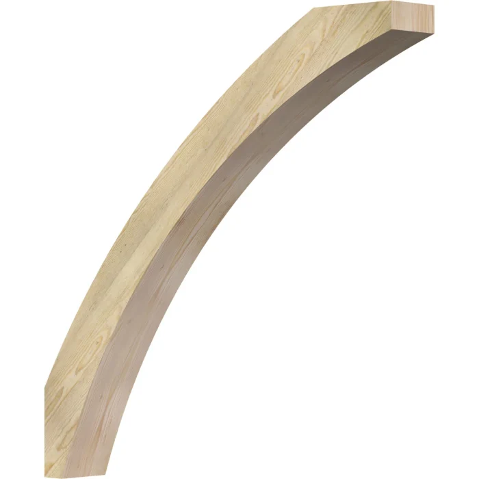 Ekena Millwork 4"W X 44"D X 44"H Thorton Rough Sawn Knee Brace