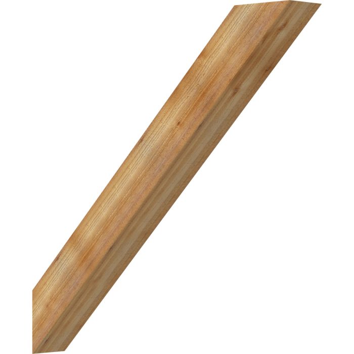 Ekena Millwork 6"W X 44"D X 44"H Traditional Rough Sawn Knee Brace