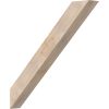 Ekena Millwork 5-1/2"W X 40"D X 40"H Traditional Smooth Knee Brace