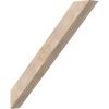 Ekena Millwork 5-1/2"W X 44"D X 44"H Traditional Smooth Knee Brace