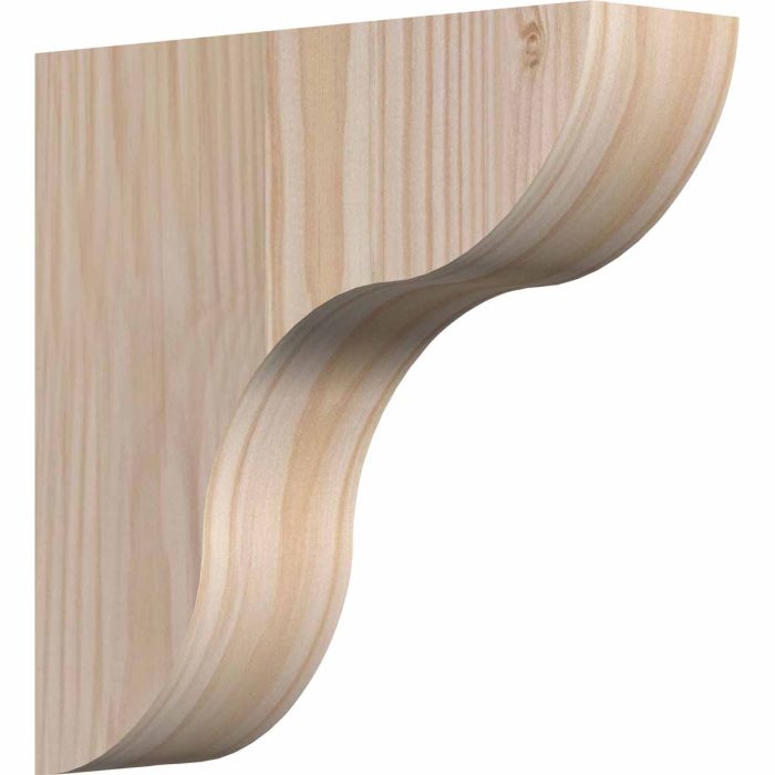 Ekena Millwork 3-1/2"W X 12"D X 12"H Carmel Smooth Corbel - Image 10