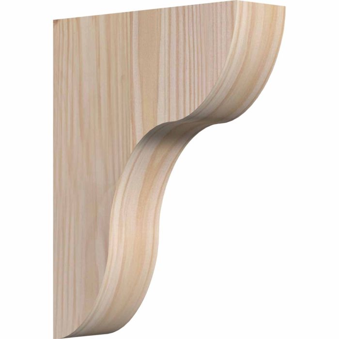 Ekena Millwork 3-1/2"W X 12"D X 12"H Carmel Smooth Corbel - Image 9