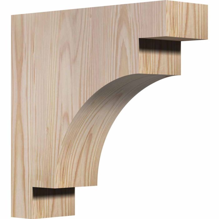 Ekena Millwork 3-1/2"W X 12"D X 12"H Mediterranean Smooth Corbel - Image 10