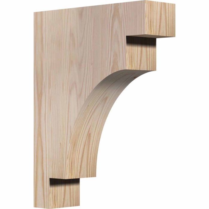 Ekena Millwork 3-1/2"W X 12"D X 12"H Mediterranean Smooth Corbel - Image 9