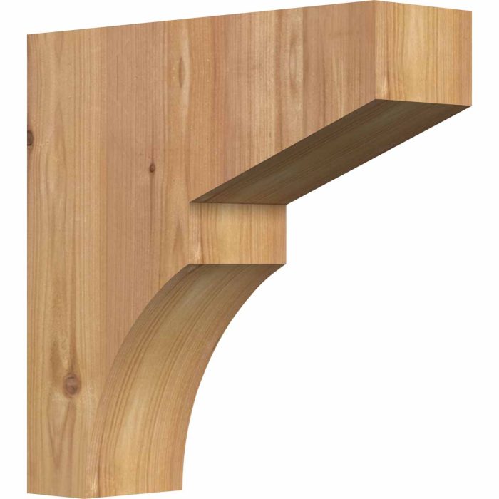 Ekena Millwork 3-1/2"W X 12"D X 12"H Monterey Smooth Corbel