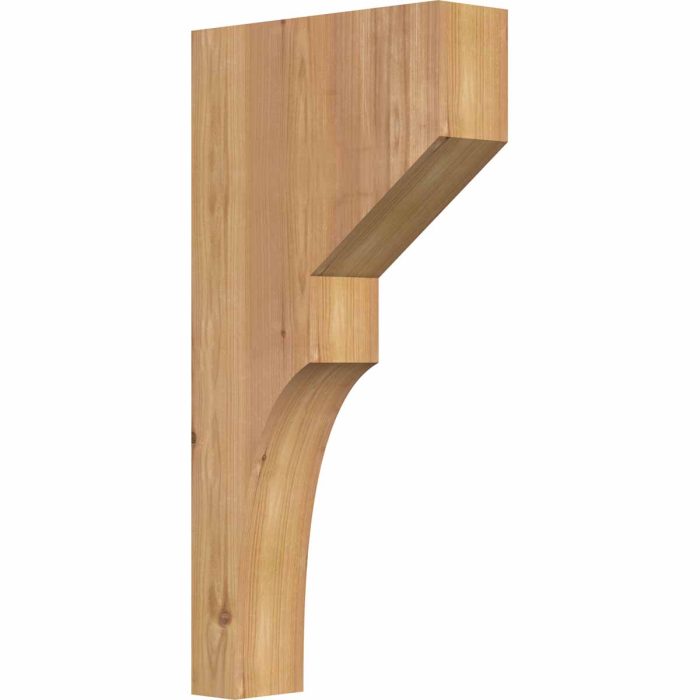 Ekena Millwork 3-1/2"W X 12"D X 12"H Monterey Smooth Corbel - Image 3