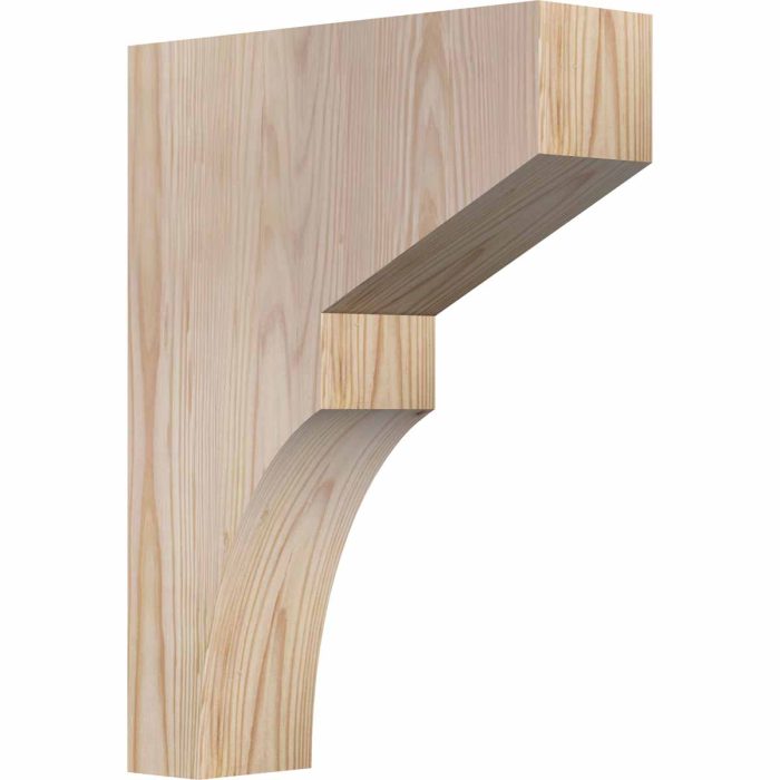 Ekena Millwork 3-1/2"W X 12"D X 12"H Monterey Smooth Corbel - Image 9