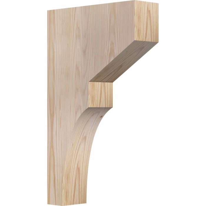 Ekena Millwork 3-1/2"W X 12"D X 12"H Monterey Smooth Corbel - Image 8