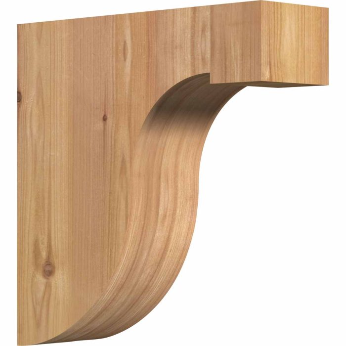 Ekena Millwork 3-1/2"W X 12"D X 12"H Del Monte Smooth Corbel - Image 6