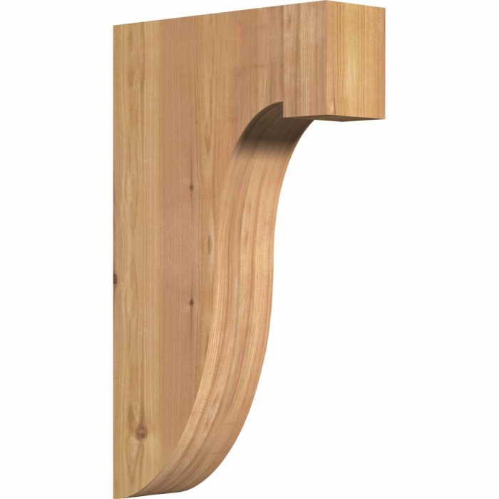 Ekena Millwork 3-1/2"W X 12"D X 12"H Del Monte Smooth Corbel - Image 4