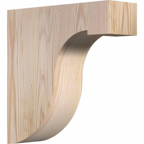 Ekena Millwork 3-1/2"W X 12"D X 12"H Del Monte Smooth Corbel