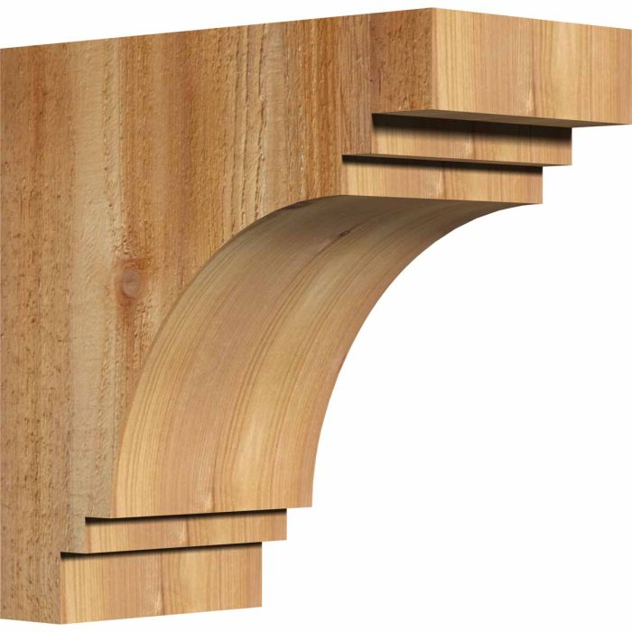 Ekena Millwork 6"W X 12"D X 12"H Pescadero Rough Sawn Corbel - Image 6