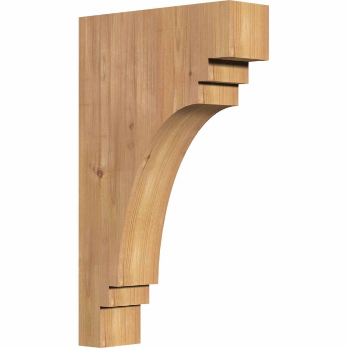 Ekena Millwork 3-1/2"W X 12"D X 12"H Pescadero Smooth Corbel - Image 4
