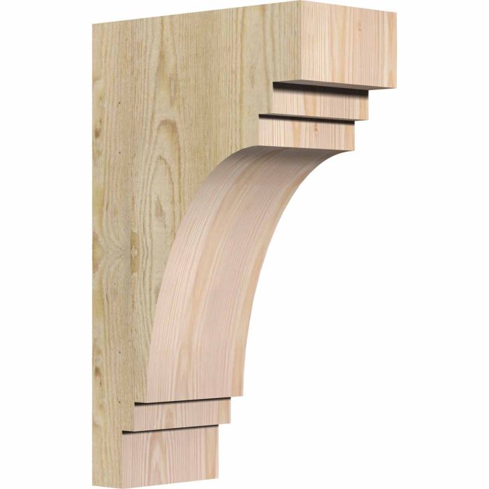 Ekena Millwork 6"W X 12"D X 12"H Pescadero Rough Sawn Corbel - Image 9