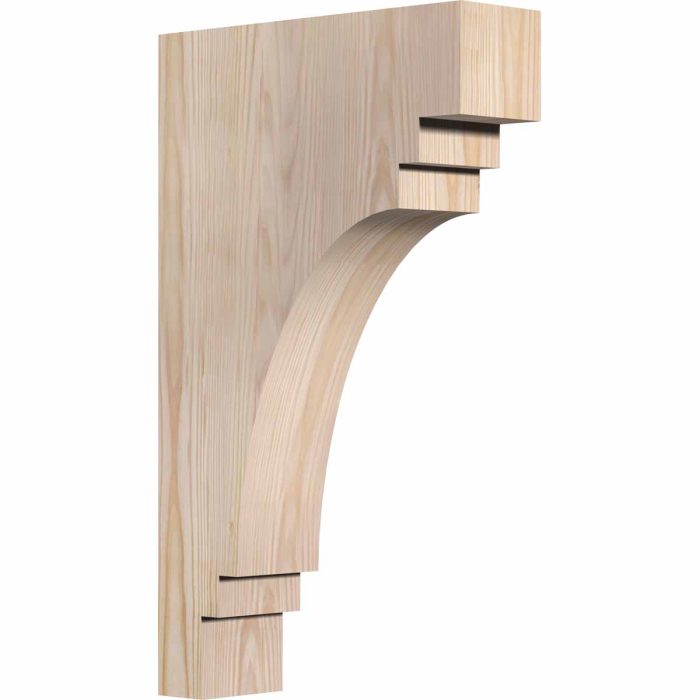 Ekena Millwork 3-1/2"W X 12"D X 12"H Pescadero Smooth Corbel - Image 8