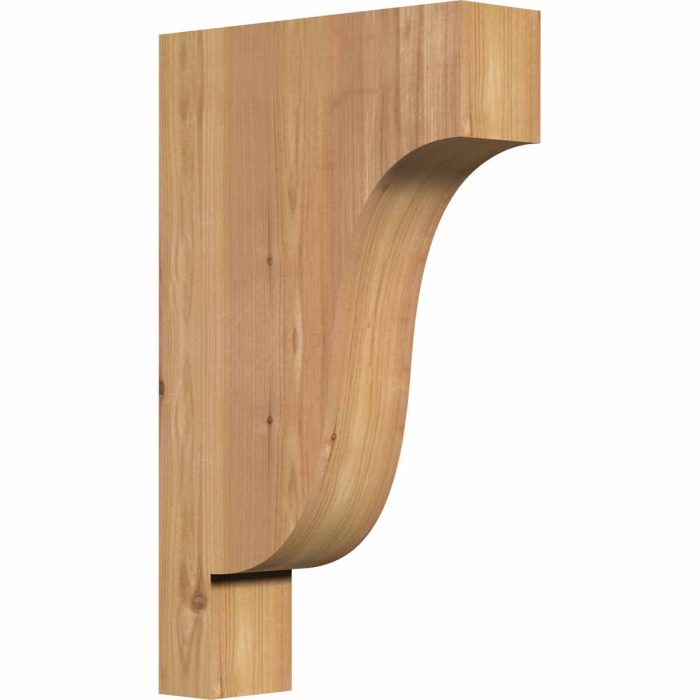 Ekena Millwork 3-1/2"W X 12"D X 12"H Newport Smooth Corbel - Image 4