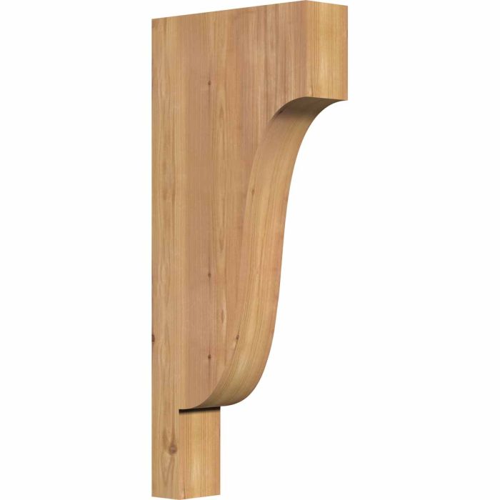 Ekena Millwork 3-1/2"W X 12"D X 12"H Newport Smooth Corbel - Image 2
