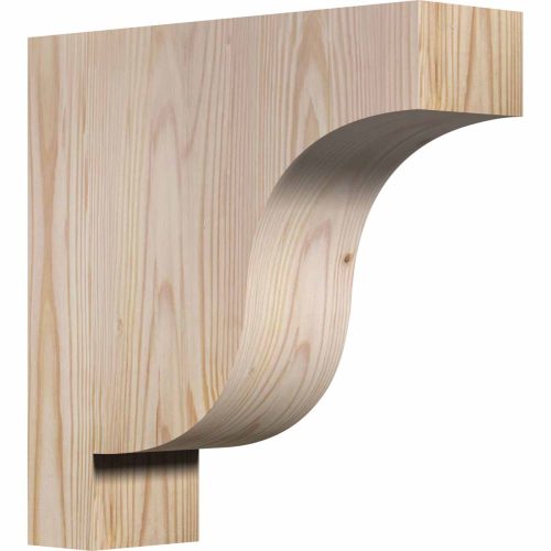 Ekena Millwork 3-1/2"W X 12"D X 12"H Newport Smooth Corbel
