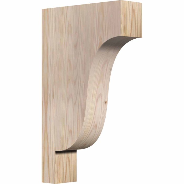Ekena Millwork 3-1/2"W X 12"D X 12"H Newport Smooth Corbel - Image 9