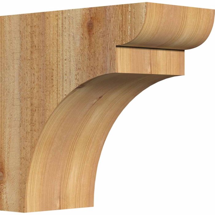 Ekena Millwork 6"W X 12"D X 12"H Yorktown Rough Sawn Corbel - Image 6