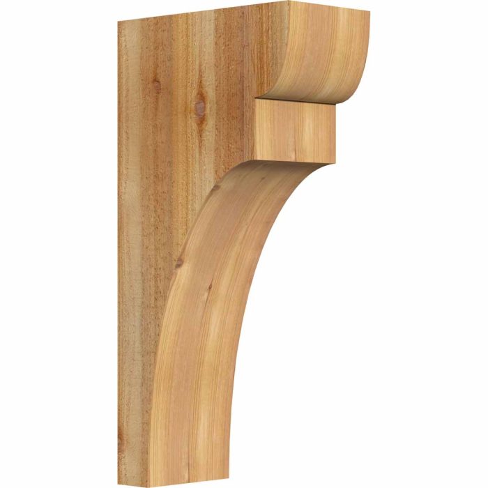 Ekena Millwork 6"W X 12"D X 12"H Yorktown Rough Sawn Corbel - Image 3