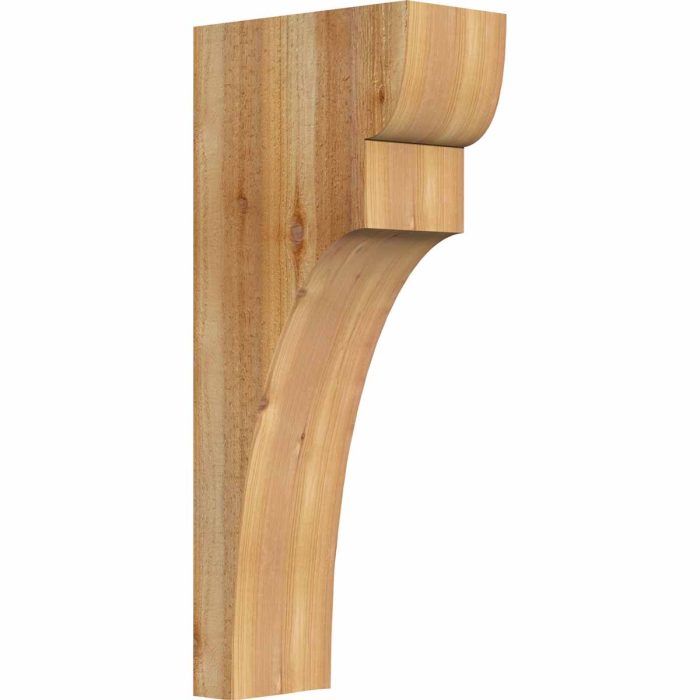 Ekena Millwork 6"W X 12"D X 12"H Yorktown Rough Sawn Corbel - Image 2