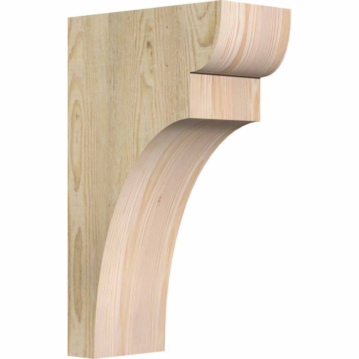 Ekena Millwork 6"W X 12"D X 12"H Yorktown Rough Sawn Corbel - Image 9