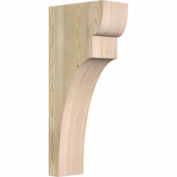 Ekena Millwork 6"W X 12"D X 12"H Yorktown Rough Sawn Corbel - Image 7